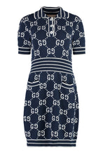 Load image into Gallery viewer, Jacquard knit mini-dress