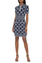 Load image into Gallery viewer, Jacquard knit mini-dress