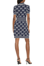 Load image into Gallery viewer, Jacquard knit mini-dress