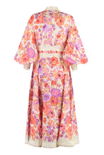 Load image into Gallery viewer, Raie Billow linen midi-dress