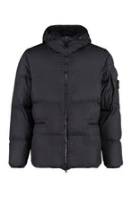 Load image into Gallery viewer, Hooded nylon down jacket