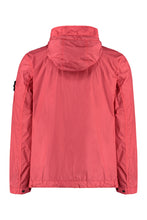 Load image into Gallery viewer, Hooded techno fabric raincoat