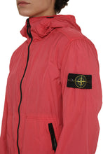 Load image into Gallery viewer, Hooded techno fabric raincoat