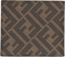 Load image into Gallery viewer, Fendi Diagonal flap-over wallet