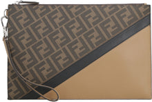 Load image into Gallery viewer, Canvas flat clutch