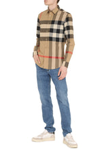 Load image into Gallery viewer, Check print cotton shirt
