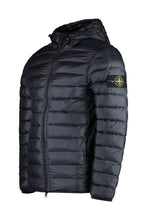 Load image into Gallery viewer, Hooded techno fabric down jacket
