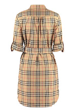 Load image into Gallery viewer, Cotton shirt dress