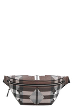 Load image into Gallery viewer, Checked canvas belt bag