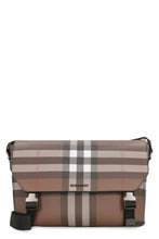 Load image into Gallery viewer, Check and leather briefcase