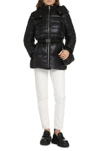 Load image into Gallery viewer, Hooded nylon down jacket