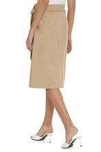 Load image into Gallery viewer, Gabardine trench skirt