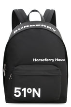 Load image into Gallery viewer, Horseferry print nylon backpack