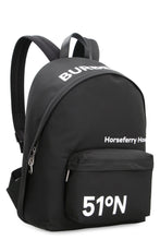 Load image into Gallery viewer, Horseferry print nylon backpack