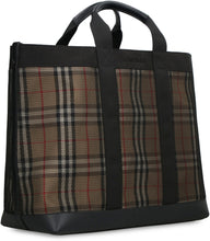 Load image into Gallery viewer, Vintage Check print tote
