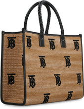 Load image into Gallery viewer, Freya raffia tote bag