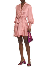 Load image into Gallery viewer, Silk wrap-dress