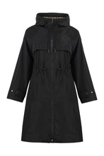 Load image into Gallery viewer, Hooded techno fabric raincoat
