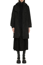 Load image into Gallery viewer, Hooded techno fabric raincoat