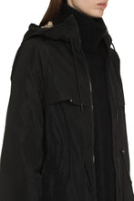 Load image into Gallery viewer, Hooded techno fabric raincoat