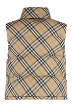 Load image into Gallery viewer, Sleeveless down jacket Check