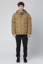 Load image into Gallery viewer, Hooded nylon down jacket