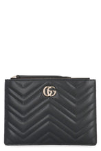 Load image into Gallery viewer, GG Marmont leather flat pouch