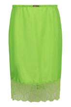 Load image into Gallery viewer, Gonna in viscose twill with floral lace