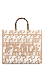 Load image into Gallery viewer, Sunshine raffia tote bag