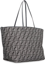 Load image into Gallery viewer, Large Roll Shopper in fabric