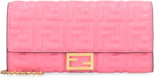 Load image into Gallery viewer, Baguette leather wallet on chain