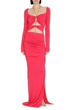 Load image into Gallery viewer, Red Carpet jersey dress