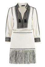 Load image into Gallery viewer, Fringed tweed dress