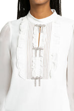 Load image into Gallery viewer, Embellished appliqué blouse