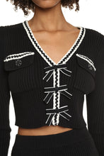 Load image into Gallery viewer, Ribbed-knit cardigan