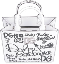 Load image into Gallery viewer, 3.5 printed leather mini tote