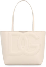 Load image into Gallery viewer, Logo leather tote