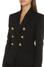 Load image into Gallery viewer, Double-breasted wool blazer