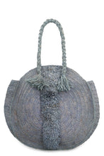 Load image into Gallery viewer, Boribory L raffia tote bag