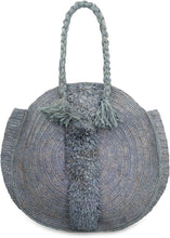 Load image into Gallery viewer, Boribory L raffia tote bag