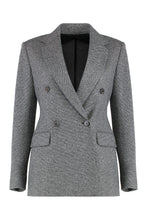 Load image into Gallery viewer, Double-breasted blazer in jersey