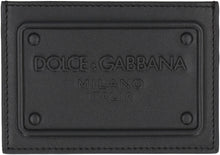 Load image into Gallery viewer, Logo detail leather card holder