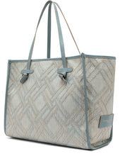 Load image into Gallery viewer, Marcella canvas and leather shopping bag