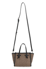 Load image into Gallery viewer, Miss Marcella Herringbone fabric handbag