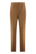 Load image into Gallery viewer, Trousers in wool gabardine