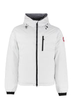 Load image into Gallery viewer, Lodge hooded full-zip down jacket