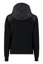 Load image into Gallery viewer, Hybridge knit jacket with padded panel