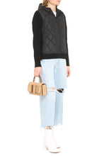 Load image into Gallery viewer, Hybridge knit jacket with padded panel