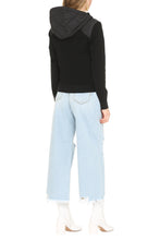 Load image into Gallery viewer, Hybridge knit jacket with padded panel
