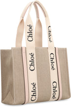 Load image into Gallery viewer, Woody linen tote bag